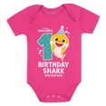 thumbnail image 1 of Baby Shark Shirt Gift for Kids Toddler 1st 2nd 3rd 4th Birthday Girl Boy Outfit Wow pink 12M (6-12M), 1 of 6