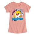 thumbnail image 1 of Baby Shark - Stars and Sharks - Girl's Fitted Short Sleeve Tee, 1 of 6