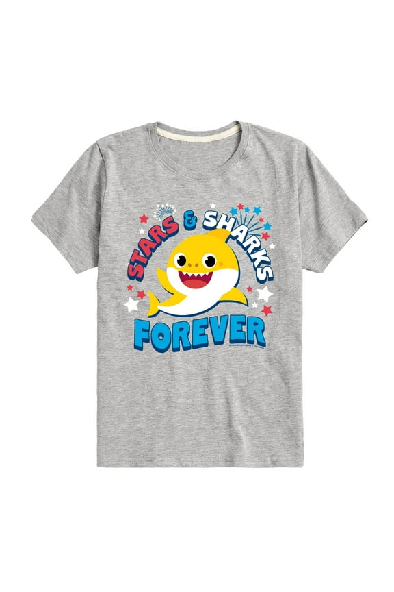 - Stars and Sharks - Toddler Short Sleeve T-Shirt