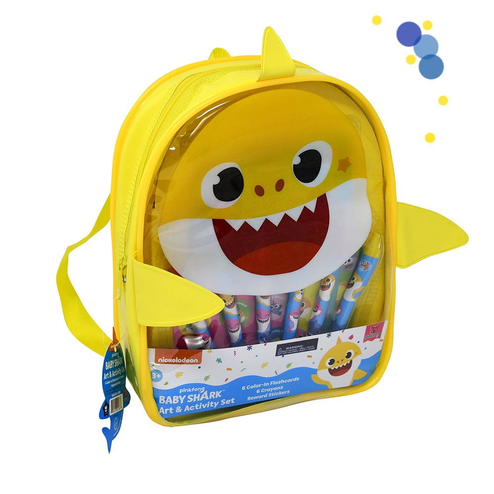 Baby Shark Stationery in Backpack