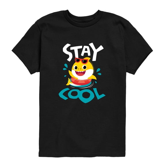 Baby Shark - Stay Cool Toddler Boys' Toddler Short Sleeve Graphic T-Shirt