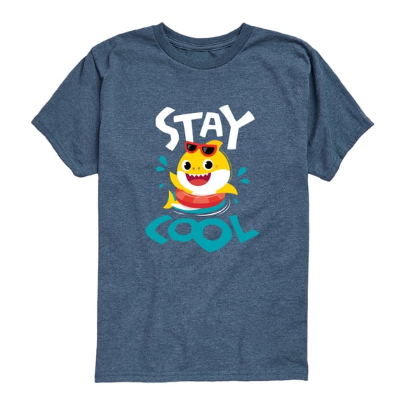 Baby Shark - Stay Cool Toddler Boys' Toddler Short Sleeve Graphic T-Shirt
