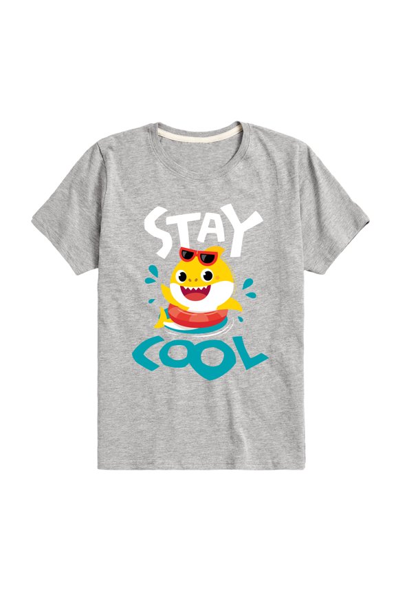 - Stay Cool - Youth Boys Short Sleeve Graphic T-Shirt
