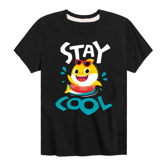 Baby Shark - Stay Cool - Youth Boys Short Sleeve Graphic T-Shirt