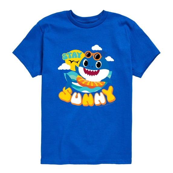 Baby Shark - Stay Sunny - Toddler Boys Short Sleeve Graphic T-Shirt