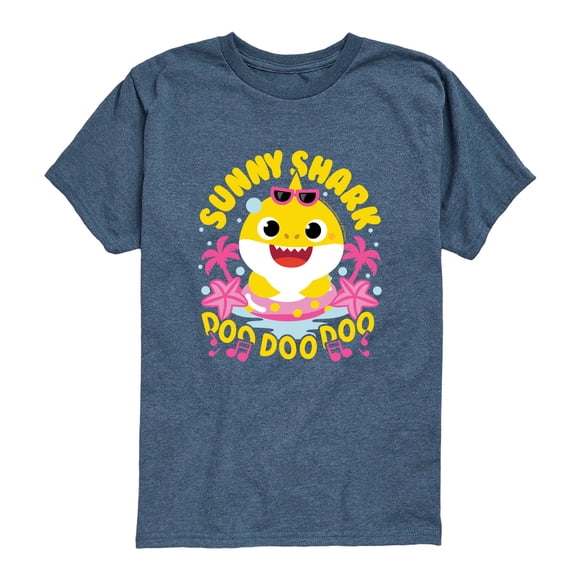 Baby Shark - Sunny Shark Doo Toddler Boys' Toddler Short Sleeve Graphic T-Shirt