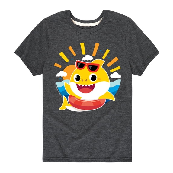 Baby Shark - Sunshine Shark Boys' Short Sleeve Graphic T-Shirt