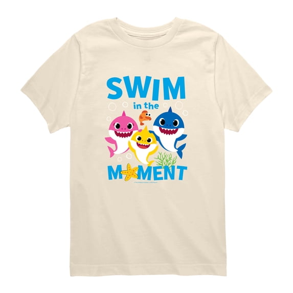 Baby Shark - Swim In The Moment Toddler Boys' Toddler Short Sleeve Graphic T-Shirt