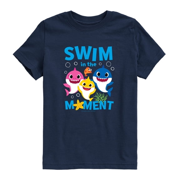 Baby Shark - Swim In The Moment Toddler Boys' Toddler Short Sleeve Graphic T-Shirt