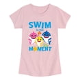thumbnail image 1 of Baby Shark - Swim In The Moment Toddler Girls' Toddler Short Sleeve Graphic T-Shirt, 1 of 4