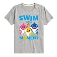 thumbnail image 1 of Baby Shark - Swim In The Moment - Youth Boys Short Sleeve Graphic T-Shirt, 1 of 5