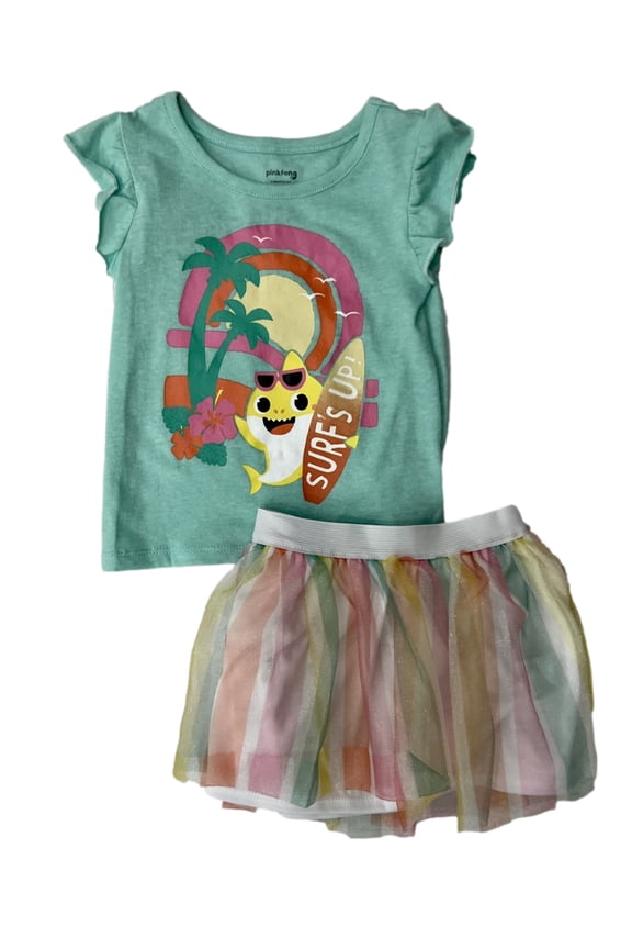 T-Shirt Skirt Outfit Sets (Girls) 2 Count