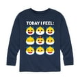 thumbnail image 1 of Baby Shark - Today I Feel Grid - Toddler And Youth Long Sleeve Graphic T-Shirt, 1 of 6