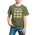 thumbnail image 1 of Baby Shark - Today I Feel Grid - Toddler And Youth Short Sleeve Graphic T-Shirt, 1 of 6