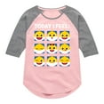 thumbnail image 1 of Baby Shark - Today I Feel - Toddler And Youth Girls Raglan Graphic T-Shirt, 1 of 6