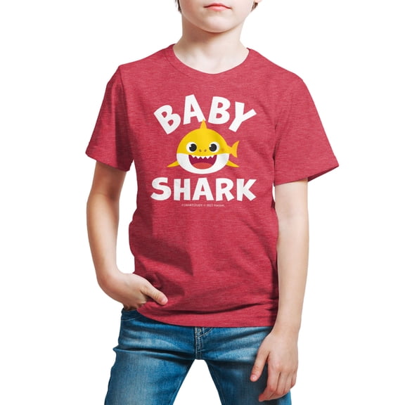 Baby Shark - Toddler And Youth Short Sleeve Graphic T-Shirt