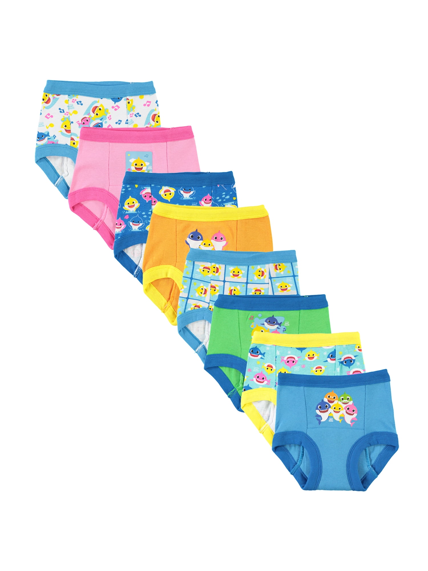 Baby Shark Toddler Boy Training Underwear, 7Pack, Sizes 18M4T