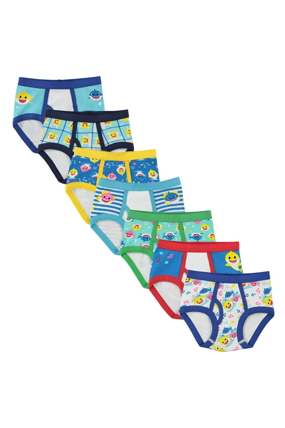 Toddler Boys Brief Underwear, 7-Pack