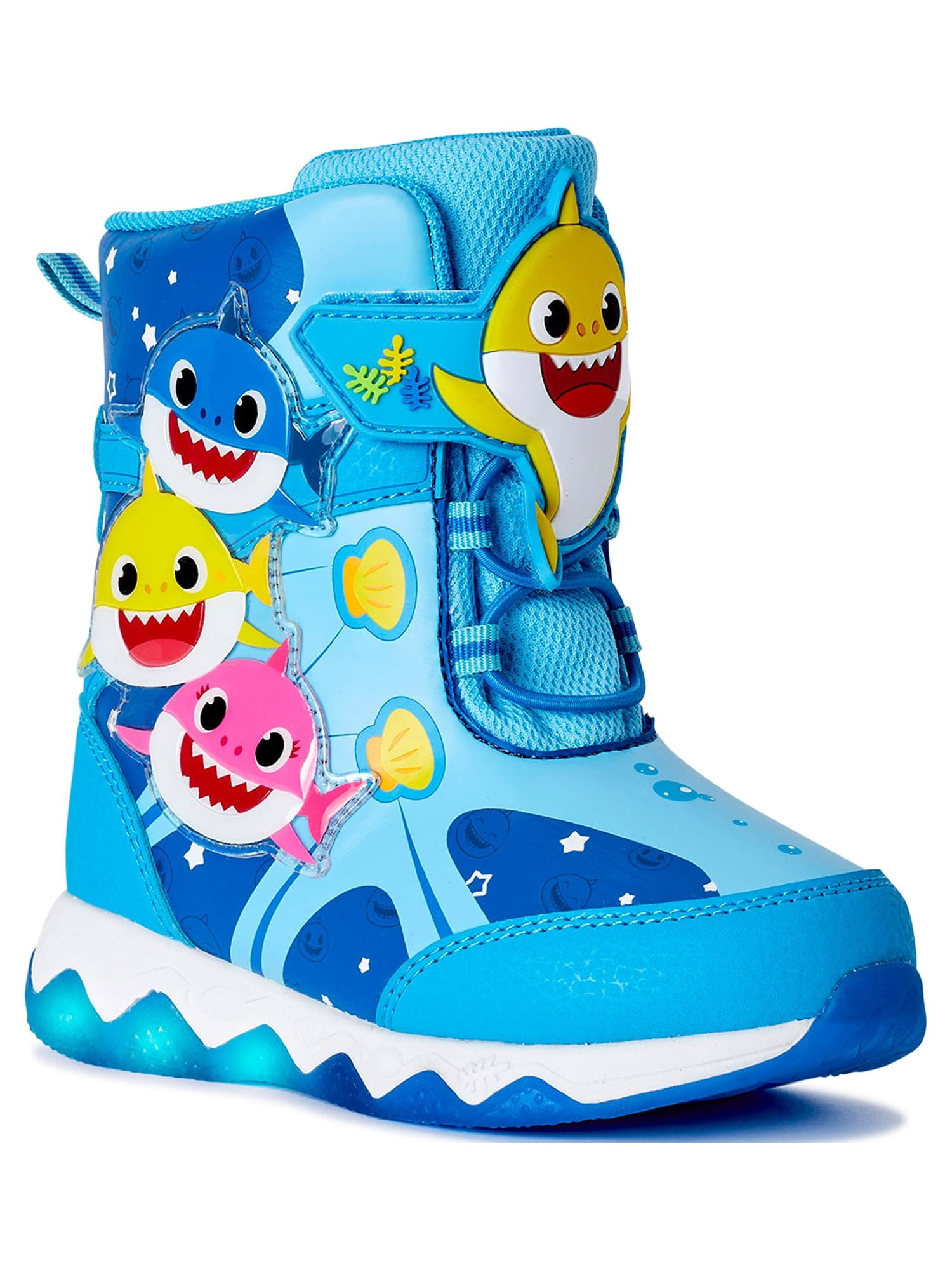 Baby Shark Toddler Boys Light Up Snow Boots, Sizes 712