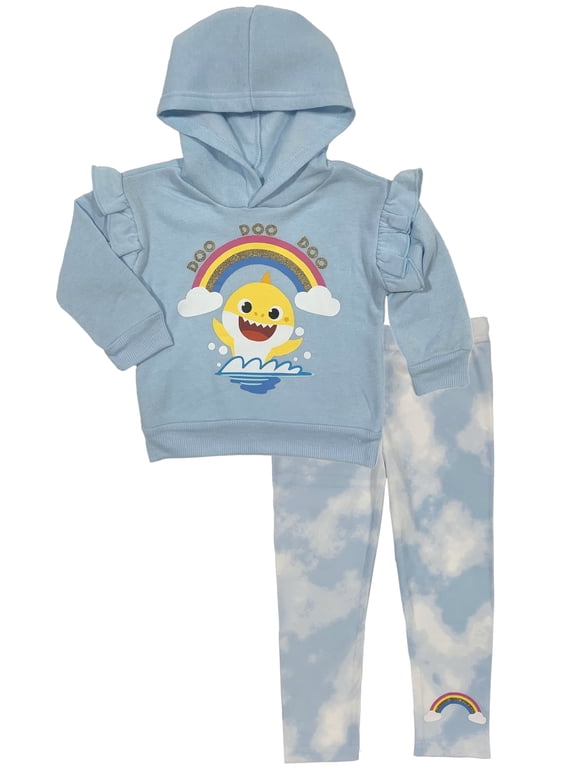 Toddler Girls' Pullover Hoodie and Leggings Set, Sizes 2T-4T