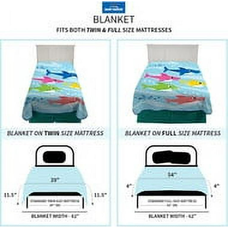 Baby Shark Underwater Friends Blanket Walmart
