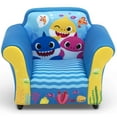 thumbnail image 1 of Baby Shark Upholstered Accent Chair with Sculpted Frame by Delta Children, Blue, 1 of 9