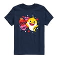 thumbnail image 1 of Baby Shark - Valentine Hearts Doo Doo Doo - Toddler Boys Short Sleeve Graphic T-Shirt, 1 of 6