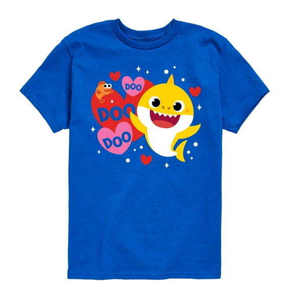 Baby Shark - Valentine's Day - Toddler And Youth Short Sleeve Graphic T-Shirt