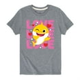 thumbnail image 1 of Baby Shark - Valentine's Day - Toddler And Youth Short Sleeve Graphic T-Shirt, 1 of 5
