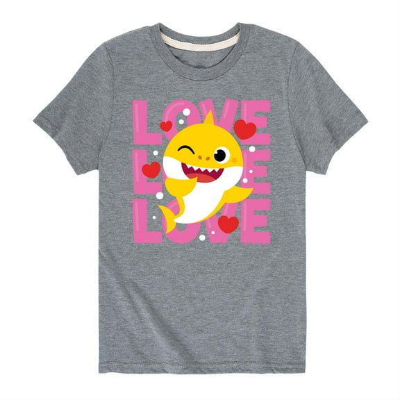 Baby Shark - Valentine's Day - Toddler And Youth Short Sleeve Graphic T-Shirt