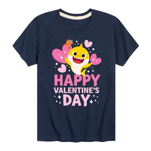 Baby Shark - Valentine's Day - Toddler And Youth Short Sleeve Graphic T-Shirt