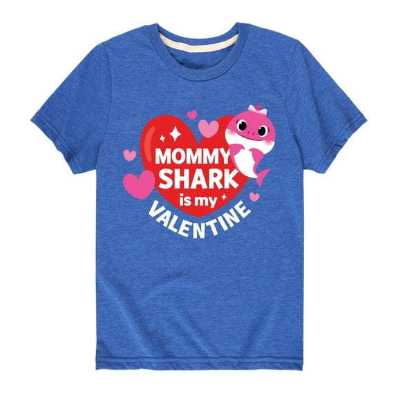 Baby Shark - Valentine's Day - Toddler And Youth Short Sleeve Graphic T-Shirt