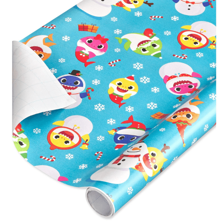 Baby Shark Wrapping Paper (60 Sq Ft)