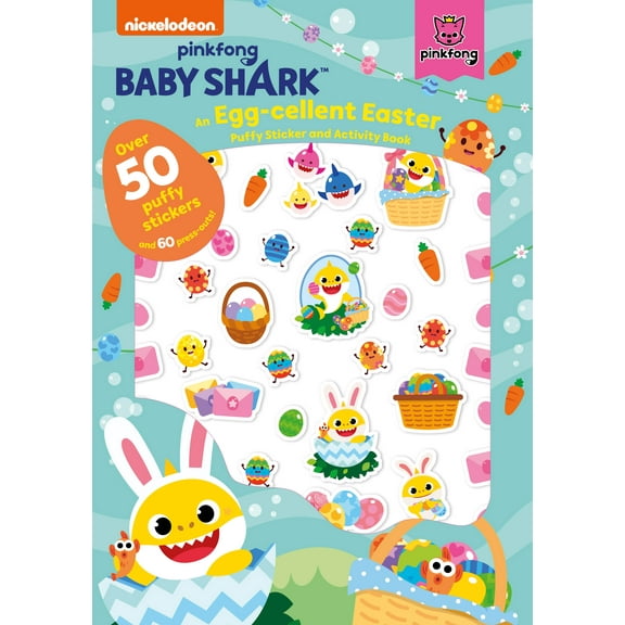 Baby Shark: an Egg-Cellent Easter Puffy Sticker and Activity Book (Paperback)