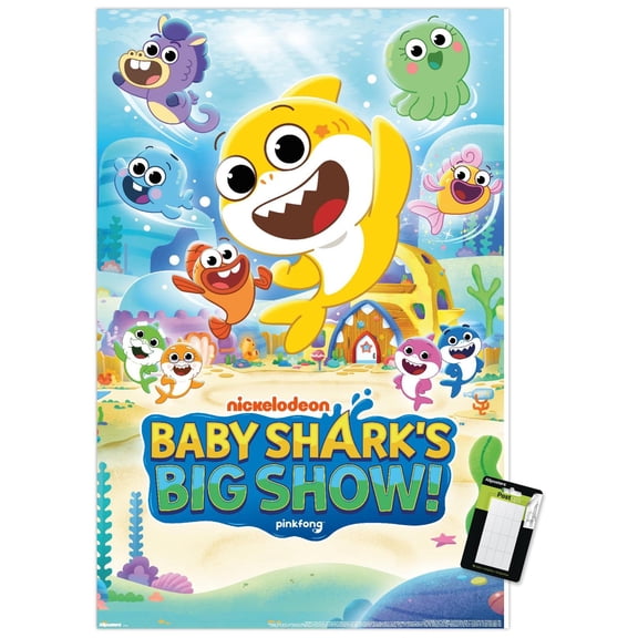 Baby Shark's Big Show (2020) - One Sheet Wall Poster, 14.725" x 22.375"