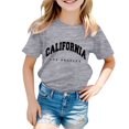 thumbnail image 1 of Baby Shirt Girl Shirt Size 6t Boy And Girl Fashion Casual Print Round Neck Loose Short Sleeve T Shirt Top, 1 of 4