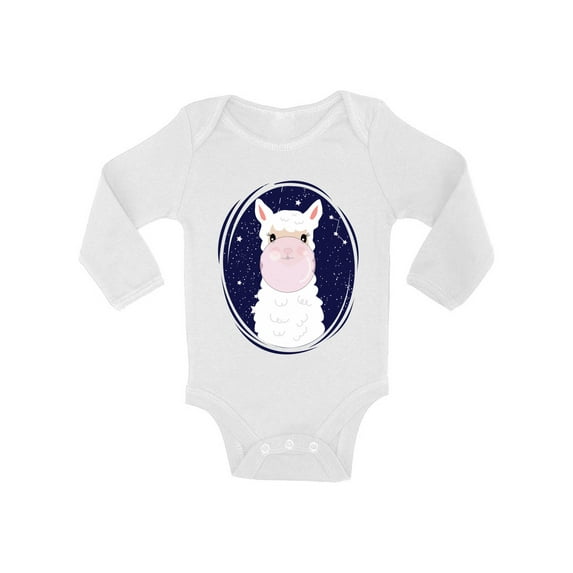 Baby Shirts - NB 6M 12M 18M - Cute Llama Bodysuit