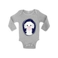 thumbnail image 1 of Baby Shirts - Newborn 6 - 12 - 18 Months - Cute Puppy Dog Long Sleeve Bodysuit, 1 of 4