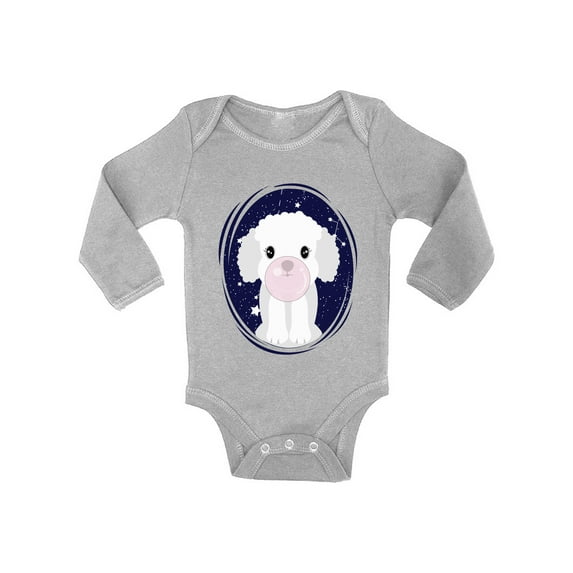Baby Shirts - Newborn 6 - 12 - 18 Months - Cute Puppy Dog Long Sleeve Bodysuit