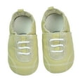thumbnail image 1 of Baby Shoes,Baby Crawling First Walking Girls Boys Soft Leather Soles,Baby Sneakers,Yellow,12-18 Months, 1 of 7