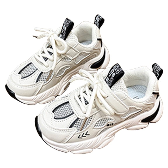 Baby Shoes,Baby Sneakers Everyday Casual Sports Breathable Mesh Design Kids Comfortable Walking,Baby Girl Shoes,Black,8.5-9 Years