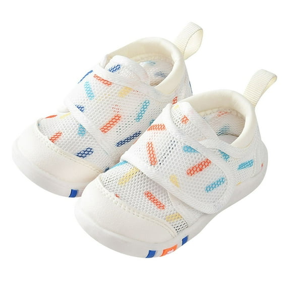 Baby Shoes Boy Girl First Walkers Toddler Non-Slip Breathable Mesh Barefoot Sneakers Tennis Shoes
