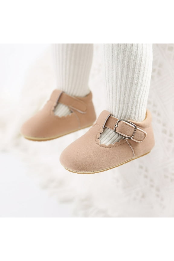 Baby Shoes Boy Girl Infant Sneakers Non-Slip Rubber Sole High-Top Infant First Walking Shoes Toddler Crib Shoes Newborn Loafers Flats Beige 9-12 Months