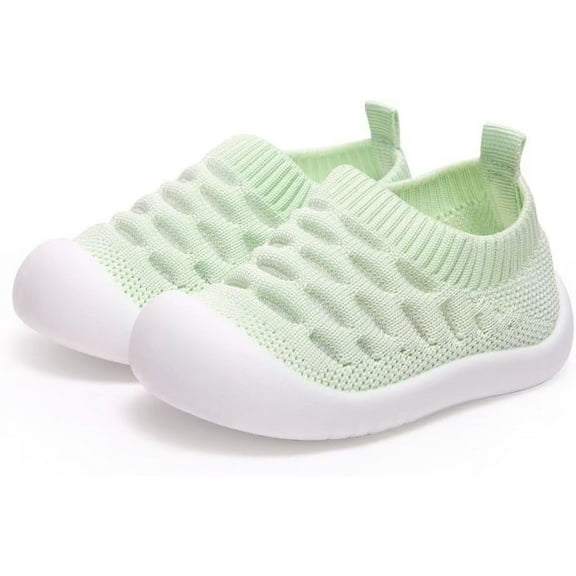 Baby Shoes Boys Girls Breathable Non-Skid Walking Sock Shoes First Walking Shoes With Soft Rubber Sole Infant Toddler Slipper Sneaker