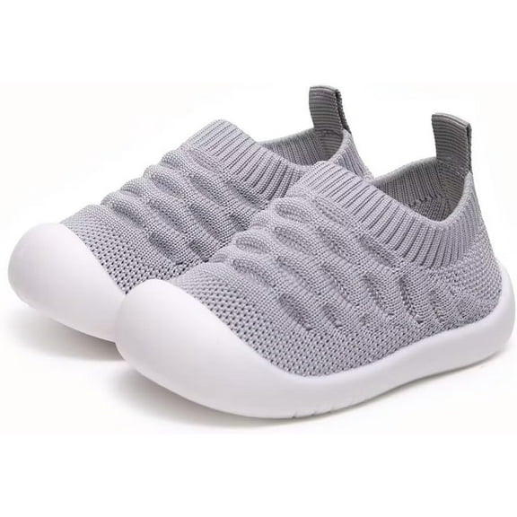 Baby Shoes Boys Girls Breathable Non-Skid Walking Sock Shoes First Walking Shoes With Soft Rubber Sole Infant Toddler Slipper Sneaker