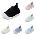 thumbnail image 1 of Baby Shoes Boys Girls Breathable Non Walking Sock Shoes First Walking Shoes with Soft Rubber Sole Toddler Slipper Sneaker Strike Rite Shoes Girls Size 4 Girls Shoes Baptism Shoes for Girls, 1 of 8