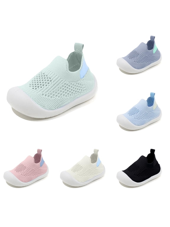 Baby Shoes Boys Girls Breathable Non Walking Sock Shoes First Walking Shoes With Soft Rubber Sole Toddler Slipper Sneaker