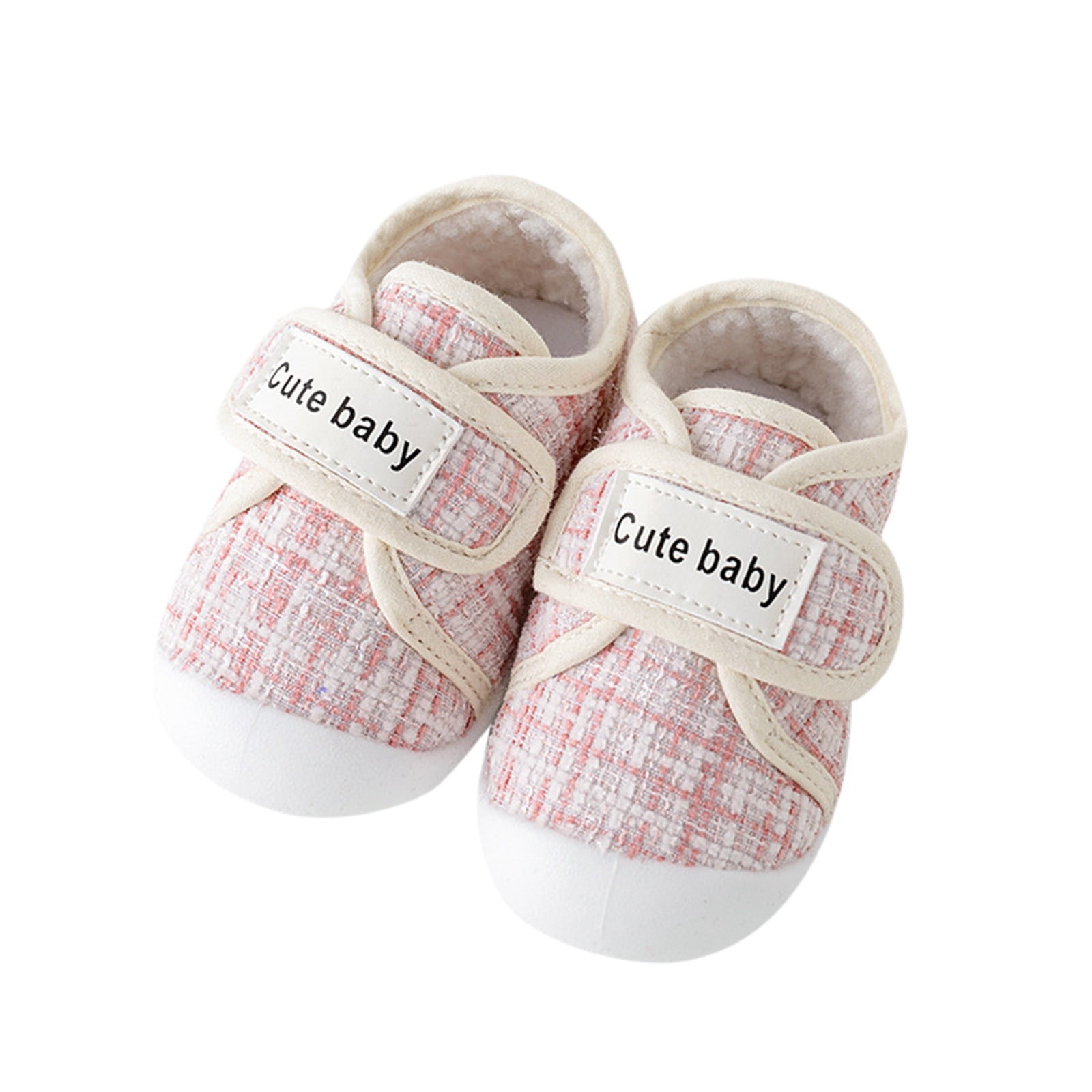 Baby Shoes Boys Girls First Walking Shoes Non Soft Sole Sneakers