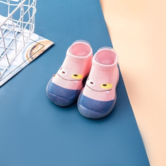 Baby Shoes Boys Girls First Walking Shoes Non Slip Soft Sole Sneakers Lightweight Toddler Infant Babygirl Sock Shoes