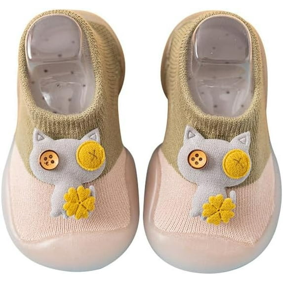 Baby Shoes Boys Girls First Walking Shoes Non Slip Soft Sole Sneakers Toddler Infant Babygirl Sock Shoes